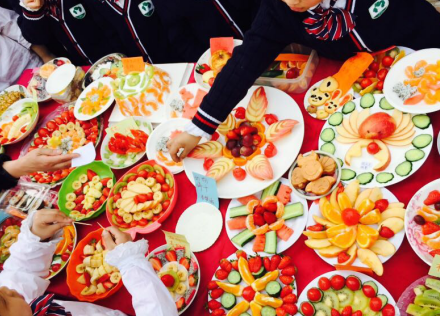 南关小学师生"唇唇"欲动 美食节"火辣"来袭